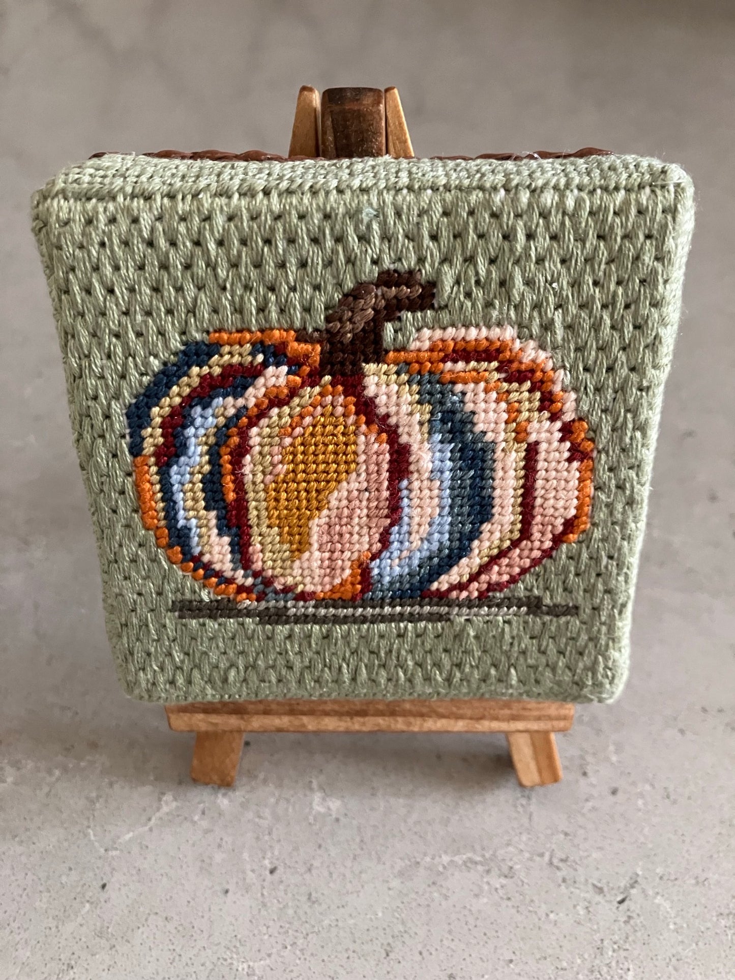 Painterly Pumpkin 3" x 3"