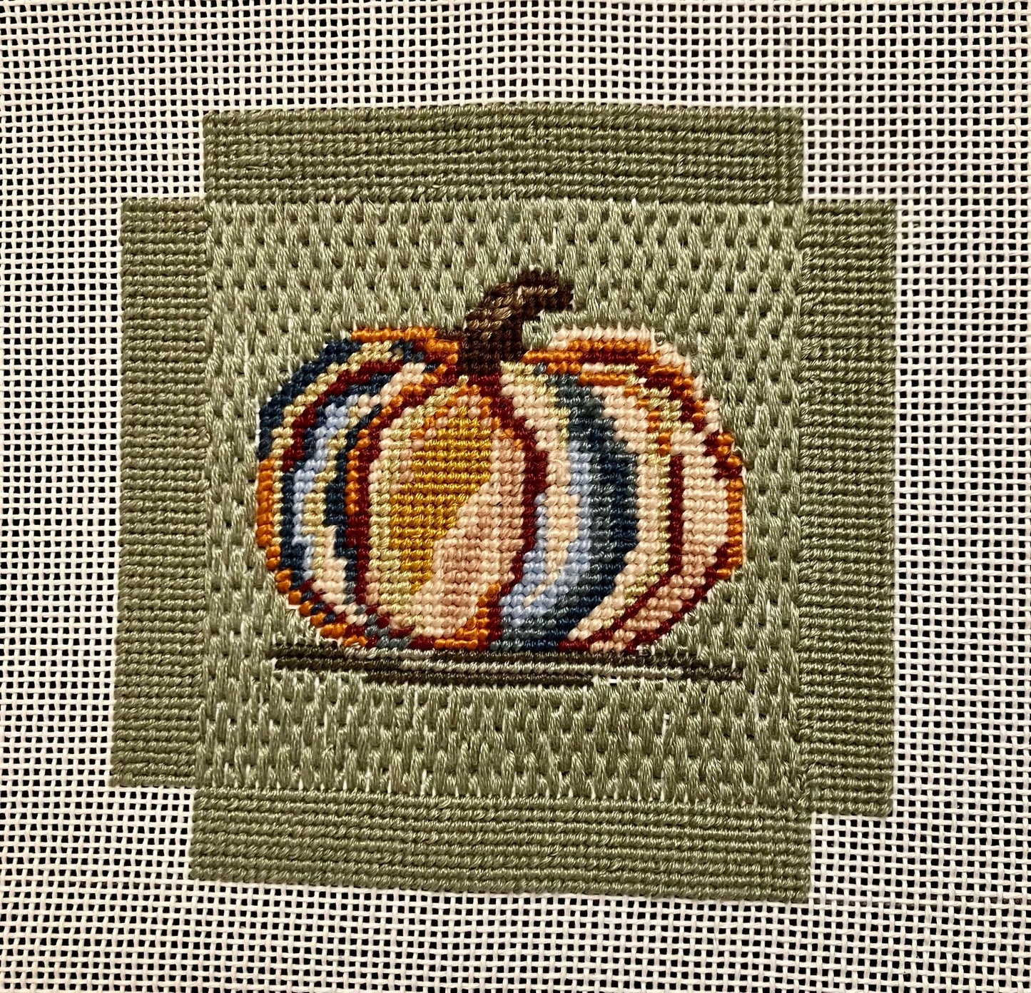 Painterly Pumpkin 3" x 3"