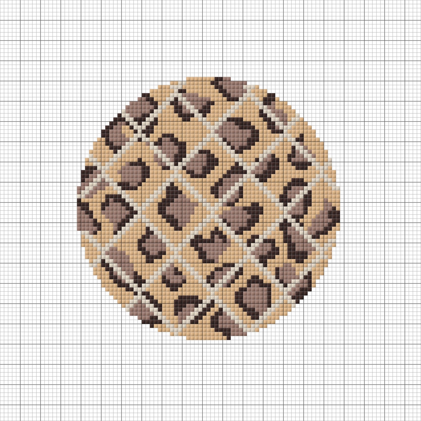 5" Round Leopard Black