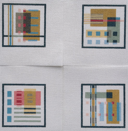 Mid Century Modern Coaster Set