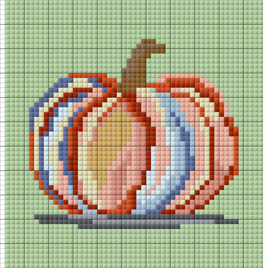 Painterly Pumpkin 3" x 3"