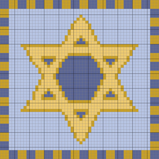 PD-066 Star of David Quilt